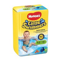 Chilotei inot Little Swimmers, Nr. 3-4, 7-15 kg, 12 bucati, Huggies - 1