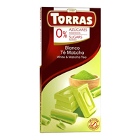 Ciocolata alba cu matcha, 75g, Torras - 1