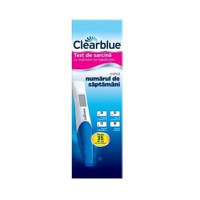 Clearblue Test de sarcina cu indicator de saptamani, 1 bucata - 1