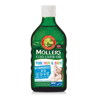 Cod Liver Oil Pure Mom & Baby, 250ml, Moller's - 1