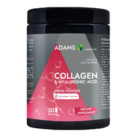 Collagen & Acid Hialuronic Raspberry, 600g, Adams - 1