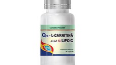 Cosmopharm Q10+L-Carnitina si Acid Lipoic, 30 capsule