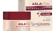 Crema antirid cu colagen SPF 10, Mineralactiv , 50 ml, Aslavital