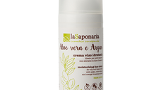 Crema de fata hidratanta cu aloe vera si argan, 50ml, La Saponaria