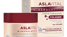 Crema hidratanta colagen SPF10 Mineralactiv, 50ml, Aslavital