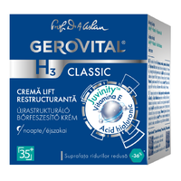 Crema lift hidratanta de noapte H3 Classic, 50 ml, Gerovital - 1