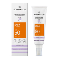 Crema pentru ten sensibil si atopic cu protectie solara SPF 50 Calm & Protect Facial Protection, 50 ml, Sophieskin - 1