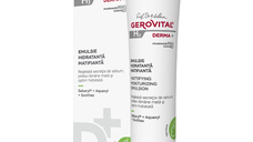 Emulsie hidratanta matifianta ten gras H3 Derma+, 50 ml, Gerovital