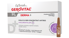 Fiole cu ser concentrat antirid H3 Derma+, 10 fiole x 2 ml, Gerovital