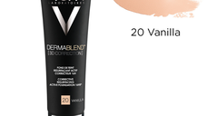 Fond de ten corector, nuanta 20, Dermablend 3D, 30 ml, Vichy