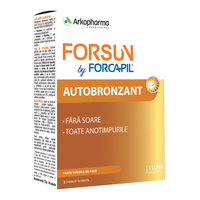 Forsun Autobronzant, 30 capsule, Forcapil - 1