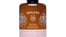 Gel de dus cu trandafir si piper Rose Pepper, 250 ml, Apivita