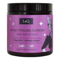 Gel de dus si peeling magnolie si piper roz, 220g, LaQ - 1