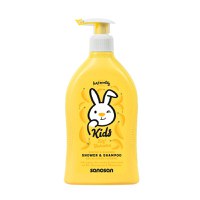 Gel de dus si sampon cu aroma de banane KIDS, 400 ml, Sanosan - 1