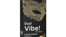 Gel intim vibrator, Dual Vibe, Pina Colada, 15 ml, Orgie