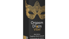 Gel intim vibrator, Orgasm Drops Vibe, piersici, 15 ml, Orgie