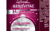 Gerovital H3 Evolution crema antirid concentrata cu Acid Hialuronic, 50 ml