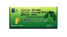 Ginkgo Biloba & Royal Jelly & Ginseng NATURALIA DIET, 10 fiole x 10 ml