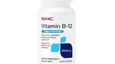 GNC Vitamin B-12 1000 mcg, Vitamina B-12, 90 tablete