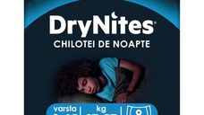 HUGGIES DryNites chiloti absorbanti 27-57kg, baieti 8-15 ani, 9 bucati