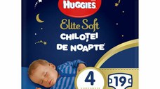 Huggies Pants Elite Soft de Noapte, Nr. 4, 9-14 kg, 19 bucati