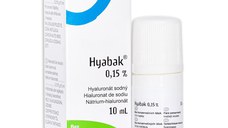 Hyabak colir 0.15% solutie lentile contact, 10ml