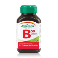 Jamieson Complex de vitamina B 50 mg, 30 comprimate - 1