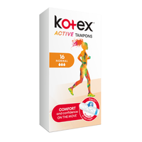 Kotex Tampoane interne Active Normal, 16 bucati - 1