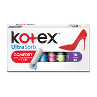 Kotex Tampoane interne Mini UltraSorb, 16 bucati - 1