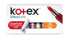 Kotex Tampoane interne Normal UltraSorb, 32 bucati