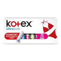 Kotex Tampoane interne Super UltraSorb, 32 bucati - 1