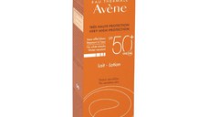 Lapte protector adulti pentru piele sensibila SPF50+, 100 ml, Avene