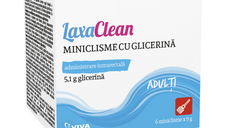 LaxaClean miniclisme glicerina adulti, 6 buc.