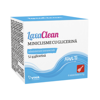 LaxaClean miniclisme glicerina adulti, 6 buc. - 1