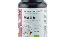 Maca ecologica 60 capsule, Republica BIO