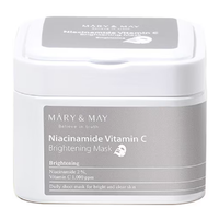 Masca tip servetel Niacinamide Brightening, 30 bucati, Mary and May - 1