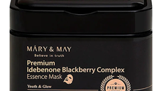 Masca tip servetel Premium Idebenone Blackberry Complex, 20 bucati, Mary and May