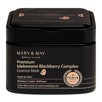 Masca tip servetel Premium Idebenone Blackberry Complex, 20 bucati, Mary and May - 1