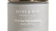 Masca tip wash-off cu extract de centella asiatica si arbore de ceai, 125g, Mary and May