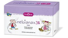 Nebianax Fiole cu Solutie salina hipertonica 3%, 20 fiole*5ml