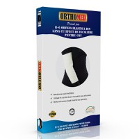 Orteza pentru cot elastica din lana cu efect de incalzire Orthomed - S - 1