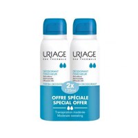 Pachet Deodorant spray cu piatra de alaun, 2x125 ml, Uriage - 1