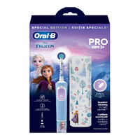 Periuță de dinți electrică + trusă de călătorie Vitality Pro Kids Frozen, pentru copii 3+ ani, Oral-B - 1