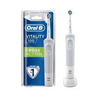 Periuta electrica Oral-B Cross Action D100, Alb - 1