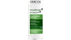 Sampon anti-matreata pentru par normal-gras Dercos, 200 ml, Vichy