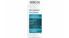 Sampon ultra calmant pentru par gras si normal Dercos Ultra Soothing, 200 ml, Vichy