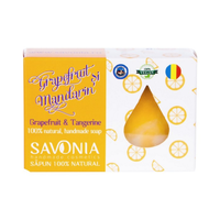 Sapun Natural Grapefruit si Mandarin, 90g, Savonia - 1