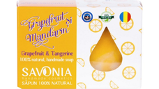 Sapun Natural Grapefruit si Mandarin, 90g, Savonia