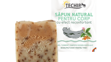 Sapun natural pentru corp cu efect reconfortant, 120 g, Techir