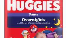 Scutece chilotel de noapte Overnights, Nr.4, 9-14 kg, 26 bucati, Huggies